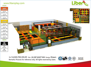 5. LE.B3.702.151.00-4 Oem y Odm Rectángulo Mosca Cama Parque Al Aire Libre Grandes Trampolines Con Foso De Espuma - Product Image 2
