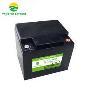 5 anni di garanzia ad alta potenza 12 v 40ah batteria ricaricabile li-ion con il peso leggero