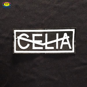 <strong>Custom</strong> Heat Transfer Embroidery Iron on <strong>Patches</strong> for Clothing - Product Image 4