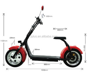 Elettrico Fat Tire Scooter Ciclomotore 1500 w Harley <span class=keywords><strong>E</strong></span>-Bike - Product Image 3