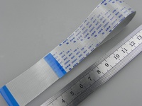 Cable FFC Electrónico de PVC en Stock, Awm 20798 80c 60v Vw-1, 24 Pines, Paso de 1 mm, Longitud de 250 mm, Tipo B Plano