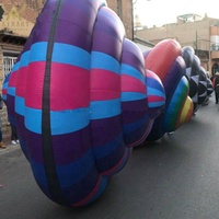 Costume d'escargot gonflable pour adultes, 2.5m, article de fête cirque en plein air, idées d'événements, pour adultes