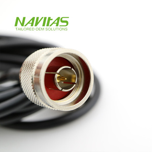 Cable de Ensamblaje Electrónico Personalizado Navitas OEM RG58A/U con Conector Macho RP-TNC para Aplicaciones Coaxiales Modelo A-1132-3 RoHS - Product Image 2