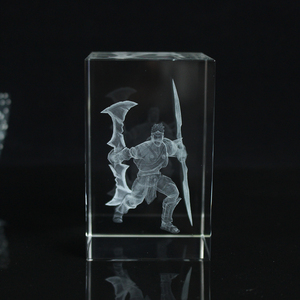 3D cristal <span class=keywords><strong>LOL</strong></span> cubo Liga de Leyendas láser figura para la venta - Product Image 3