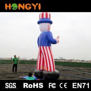 Venta caliente inflable gigante <span class=keywords><strong>Tío</strong></span> <span class=keywords><strong>Sam</strong></span> PVC figura de la historieta inflable de encargo pueblo propaganda publicidad evento - Product Image 5