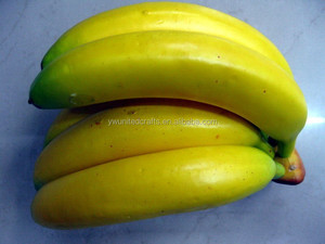 ผลไม้ประดิษฐ์กล้วยจำลองกล้วยพลาสติก/ผลไม้เรซินโรงงาน