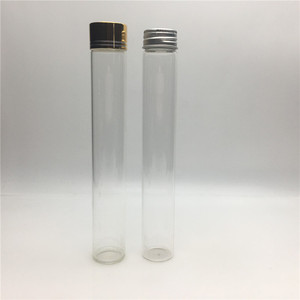 Frasco de Vidrio de Borosilicato Alto, Tubo de Vidrio Alto con Tapa de Aluminio para Velas, 100 ml - Product Image 5