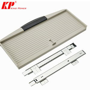 <span class=keywords><strong>Plateau</strong></span> coulissant <span class=keywords><strong>pour</strong></span> clavier et ordinateur, extension complète <span class=keywords><strong>pour</strong></span> meubles de bureau, roulement <span class=keywords><strong>à</strong></span> billes, 1 pièce - Product Image 4