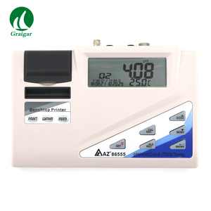 AZ86555 Benchtop Lab PH Meter Desktop pH/ORP/Cond./TDS/salinità 5 in 1 misuratore digitale della qualità dell'acqua - Product Image 3