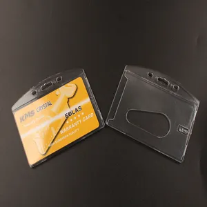 단단한 플라스틱 id 은행 신용 카드 홀더
