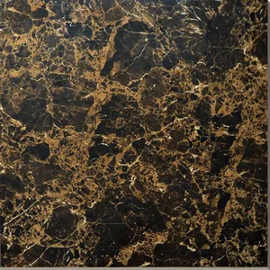 Emperador foncé 60x60cm de sol en porcelaine pleine masse plaza carreaux de céramique