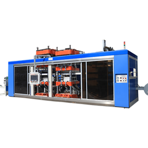 Plastic container and tray making machine