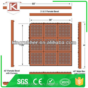 반대로 피로와 반대로 미끄러짐 맞물리는 배 고무 마루 전통적인 갑판/배 - Product Image 6