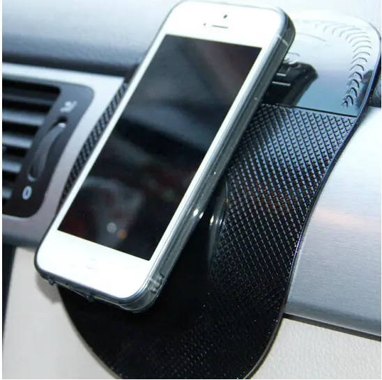 OEM factory Free sample New Silicone sticky non slip dash pads anti slip Cell Phone car mat