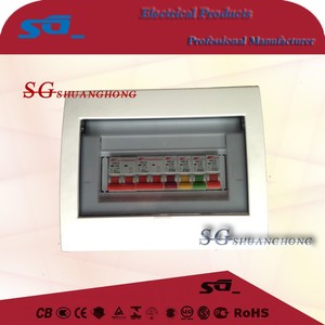 Quadro Elettrico in Metallo <span class=keywords><strong>TSM</strong></span> 2 4 6 8 12 -36P con Copertura in Plastica, Apparecchiatura per Distribuzione Elettrica - Product Image 2