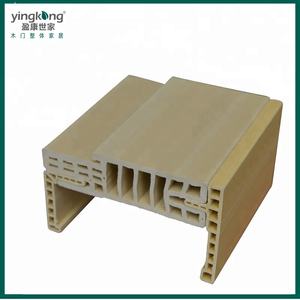 باب خشبي رئيسي مفرد التصميم، باب مرآب مستعمل للبيع، مقاوم للماء/عازل للصوت/مضاد للخدش - Product Image 4