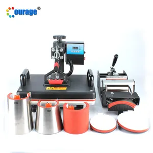 Cost-effective cheap price 8 in 1 combo heat press machine