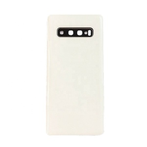 10 coques de batterie en verre pour <span class=keywords><strong>Samsung</strong></span> <span class=keywords><strong>S10</strong></span> <span class=keywords><strong>Plus</strong></span>, accessoires de haute qualité, couvercle arrière avec objectif d'appareil photo - Product Image 2