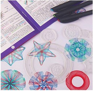 Bambini magia pittura righello set incastro ingranaggi ruote accessori di disegno creativo educativi toyss per gli <span class=keywords><strong>adulti</strong></span> - Product Image 4