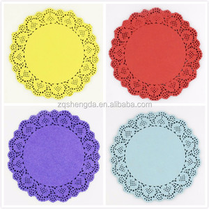 Napperons jetables en <span class=keywords><strong>dentelle</strong></span>, pièces, pour la nourriture - Product Image 4