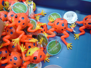 Juguetes de Animales de <span class=keywords><strong>Granja</strong></span> de Goma Elástica, Rana Decorativa, Juguetes Novedosos para Apretar, Juguetes Pop-up - Product Image 6