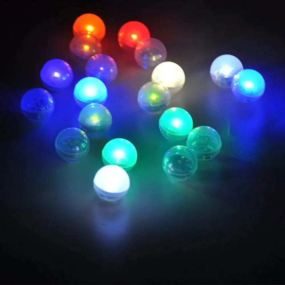 Battery Operated Leggiadramente di Scintillio Perle di Nuoto Piscina Decorativa Impermeabile Galleggiante Rotondo Sfera di Luce per la Cerimonia Nuziale di Natale di Halloween