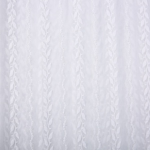 75D * 75D Blanc en mousseline de soie doux maille crêpe coréen bébé brodé coton tissu pour vêtement - Product Image 2