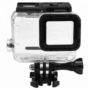 Boîtier étanche de haute qualité en ABS SHOOT 45m avec capuchon d'objectif pour <span class=keywords><strong>Hero</strong></span> <span class=keywords><strong>7</strong></span> 6 5 <span class=keywords><strong>Black</strong></span> - Product Image 4