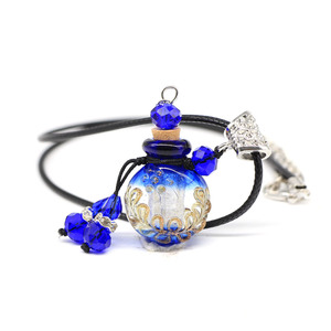 Bottiglia di <span class=keywords><strong>vetro</strong></span> di <span class=keywords><strong>Murano</strong></span> ciondolo essenziale collana diffusore - Product Image 4