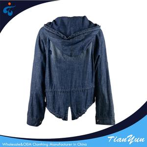 Diseño moderno al por mayor nueva transpirable camisa de mezclilla <span class=keywords><strong>para</strong></span> las mujeres - Product Image 2
