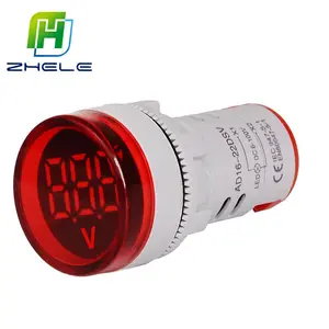 高品质迷你 LED 数字显示交流伏特计 AD16-22DSV 0-100 V 范围