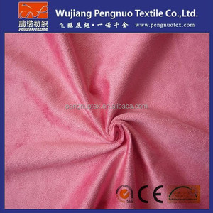 Tissu en <span class=keywords><strong>daim</strong></span> extensible polyester, en <span class=keywords><strong>daim</strong></span> double face pour vêtement, vente en gros, offre spéciale - Product Image 2