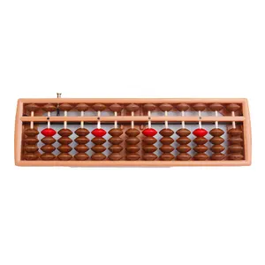 E-co Friendly ABS Plastic Student Abacus Soroban 13 Rods Column Beads Custom Logo Chinese Cheap Mini Abacus of Good Quality