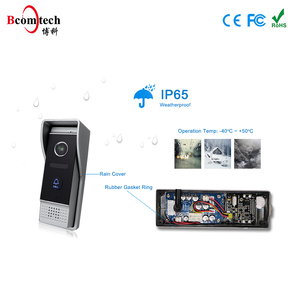 Videoportero de 7 "de sensor Interfon con llave, sistema de videoportero de <span class=keywords><strong>4</strong></span> cables, timbre de vídeo HD - Product Image 5