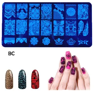 BC Serisi Metal Nail Art Damgalama Tabaklar