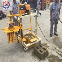 स्वत: फ्लाई ऐश ईंट बनाने/संकुचित पृथ्वी ब्लॉक मशीन/सीमेंट गूंथ ईंट मशीन
