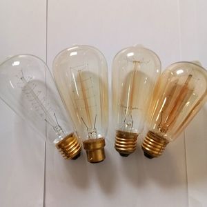 Calidad estable diseño retro incandescente vintage filamento Edison bombilla <span class=keywords><strong>E27</strong></span> <span class=keywords><strong>40</strong></span> <span class=keywords><strong>W</strong></span> 60 <span class=keywords><strong>W</strong></span> - Product Image 4