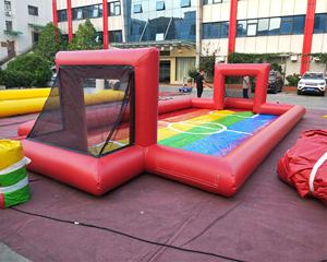 מפעל המחיר הטוב ביותר מתנפח סבון כדורגל שדה/מתנפח כדורגל המגרש עם מפוח - Product Image 2