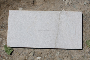 Dalles de sol en pierre naturelle de quartzite blanc neige de Chine, pierre de carrière, pierre culturelle - Product Image 6