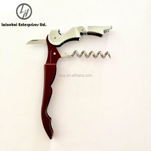 Vente chaude Logo Personnalisé Cadeaux Promotionnels Écologiques Tire-bouchon Ouvre-vin 100% Métal Gravé Au Laser Fabriqué en Chine - Product Image 2