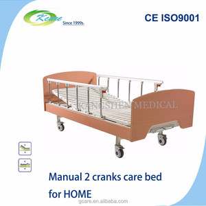 Cuidado a largo plazo cama con 2 funciones manual Lift para uso doméstico - Product Image 1