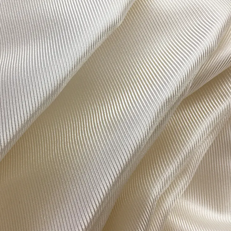 Tessuto di seta Twill di seta di puro gelso bianco diretto dalla fabbrica all'ingrosso