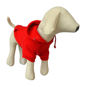 De algodón de color sólido de pequeño a grande gran perro con capucha personalizado - Product Image 4