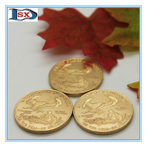 100% haute imité américain marcher liberté pièces d'or une once / plaqué or américain minted <span class=keywords><strong>aigle</strong></span> pièces une once - Product Image 3