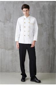 2023 nuovo stile a maniche lunghe vestiti da <span class=keywords><strong>cuoco</strong></span> abbigliamento da lavoro Hotel per cucina cucina cucina camicie da lavoro uniforme - Product Image 3