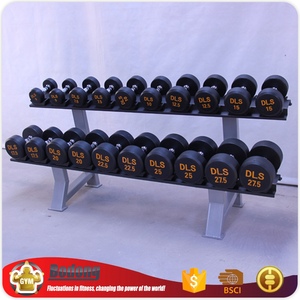 Mancuerna de hierro fundido de alta calidad de fábrica OEM con logotipo personalizado de cabeza redonda de neopreno 60kg de peso para fitness y levantamiento de cuerpo - Product Image 4
