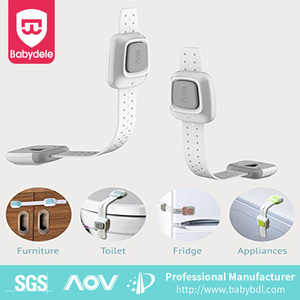 Adjustable Child Safety Strap Locks - Reusable Lock for <strong>Baby</strong> Proofing Cabinets, <strong>Appliances</strong>, Furniture, Doors, Drawers, Fridge - Product Image 2