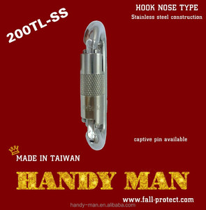 200TL-SS Stainless Steel D shaped Double Action Connector - Product Image 5