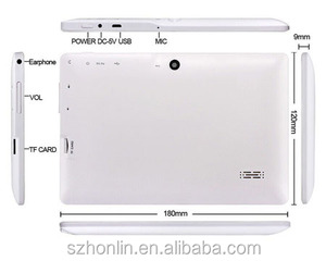 Máy Tính Bảng Q88 7Inch Hoàn Toàn Mới Bán Chạy 2018 Máy Tính Bảng MID Q88 Allwinner A33 Quad Core 512MB/8GB Màn Hình HD Camera Kép - Product Image 3