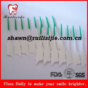 De Mango largo de Cerdas Suaves De Goma Cepillo Interdental Hilo Dental Selección - Product Image 1